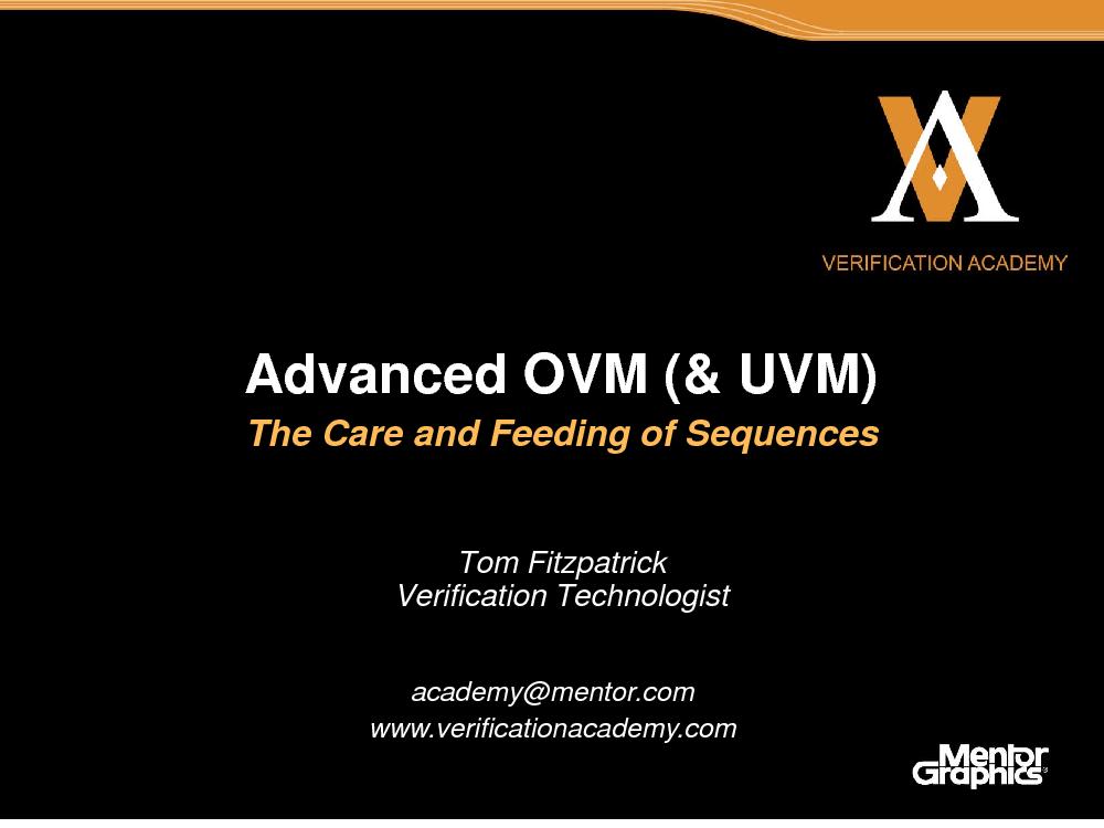 Module advanced ovm session3 the care and feeding of sequences tfitzpatrick.pdf